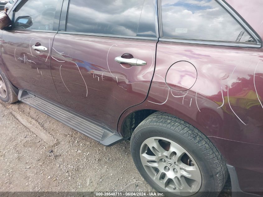 2008 Acura Mdx Technology Package VIN: 2HNYD28428H548464 Lot: 39548711