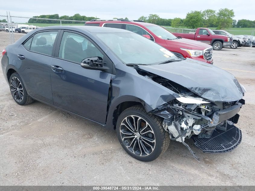 2015 Toyota Corolla L/Le/Le Pls/Prm/S/S Pls VIN: 5YFBURHEXFP186243 Lot: 39548724