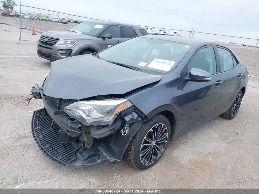 2015 Toyota Corolla L/Le/Le Pls/Prm/S/S Pls VIN: 5YFBURHEXFP186243 Lot: 39548724