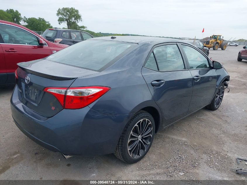 2015 Toyota Corolla L/Le/Le Pls/Prm/S/S Pls VIN: 5YFBURHEXFP186243 Lot: 39548724