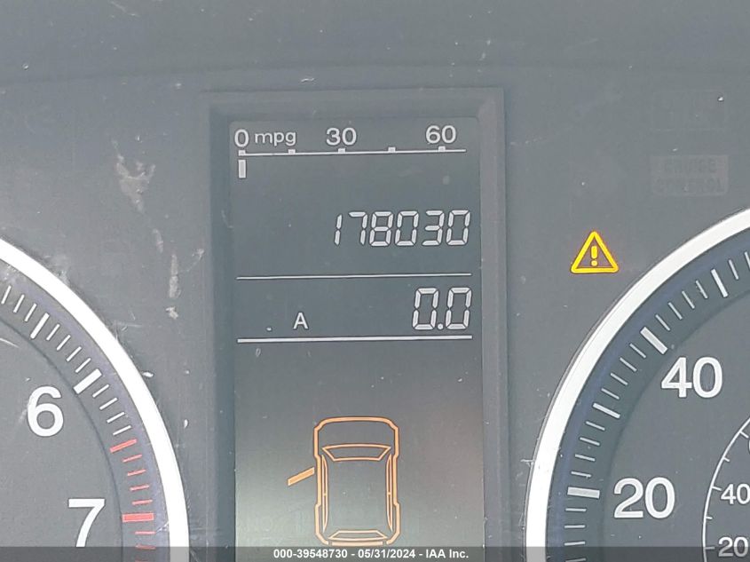 2008 Honda Cr-V Lx VIN: 3CZRE38328G707031 Lot: 39548730