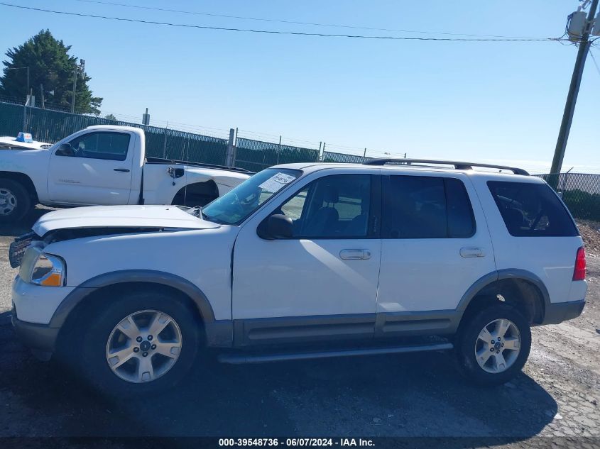 2003 Ford Explorer Nbx/Xlt VIN: 1FMZU63K63ZB04757 Lot: 39548736