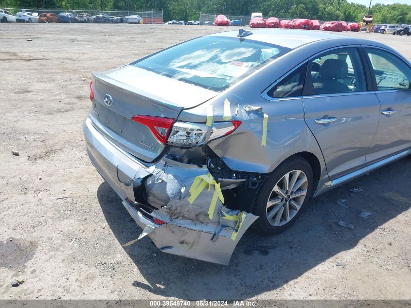 2017 Hyundai Sonata Limited VIN: 5NPE34AF0HH509866 Lot: 39548740