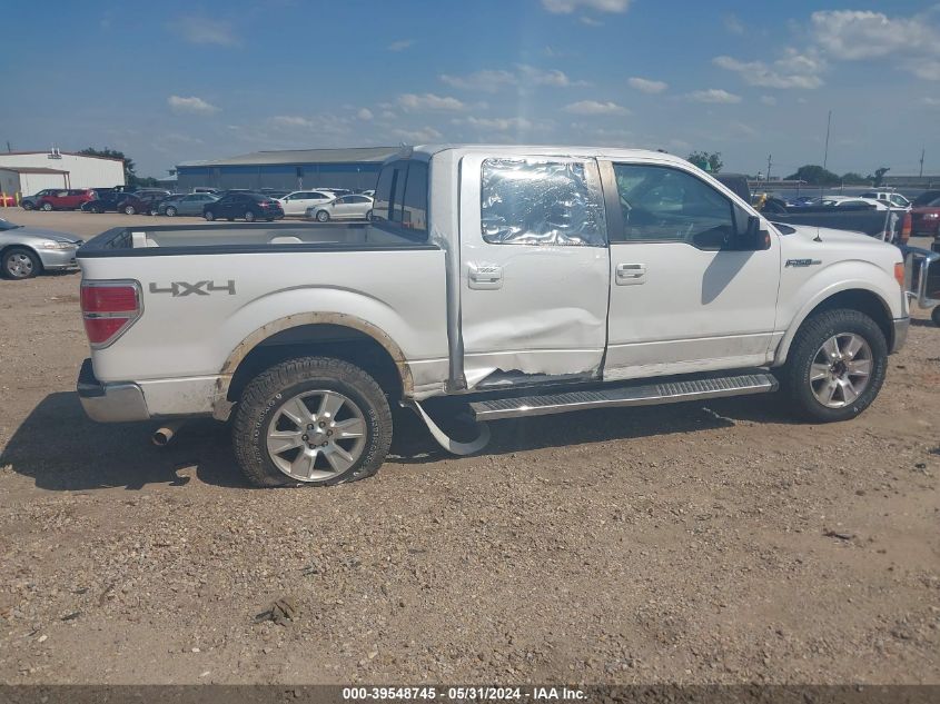 2012 Ford F-150 Lariat VIN: 1FTFW1EF7CFA01708 Lot: 39548745