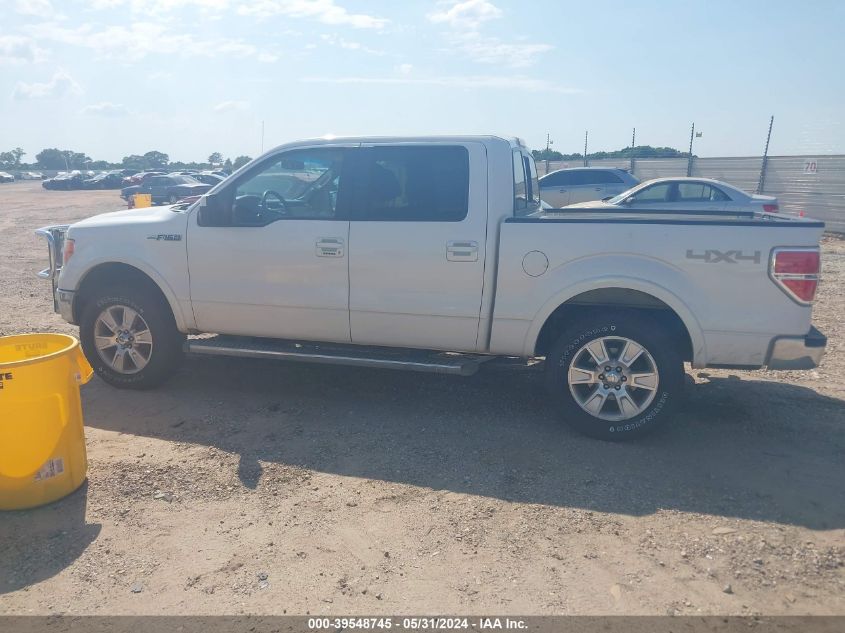 2012 Ford F-150 Lariat VIN: 1FTFW1EF7CFA01708 Lot: 39548745