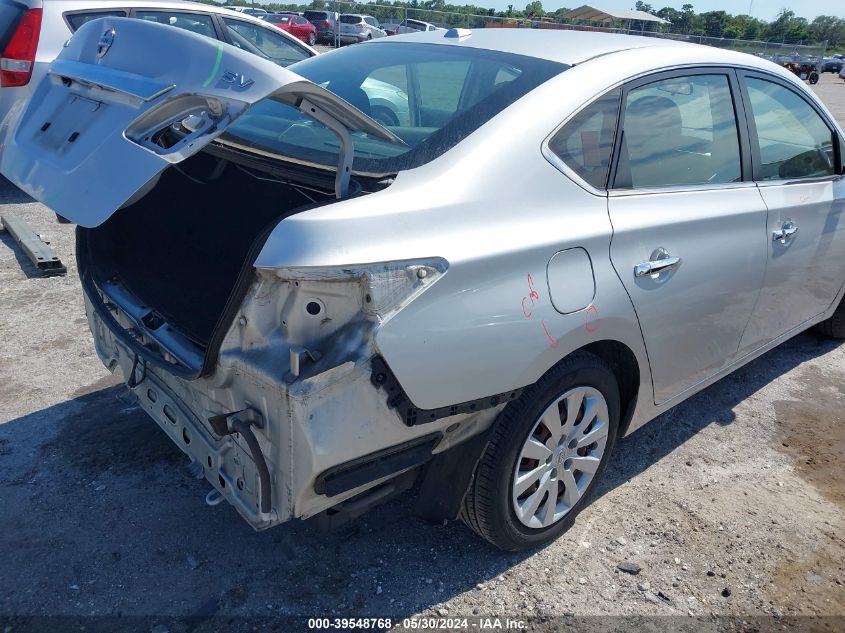 2015 Nissan Sentra Fe+ S/S/Sl/Sr/Sv VIN: 3N1AB7AP0FL667135 Lot: 39548768