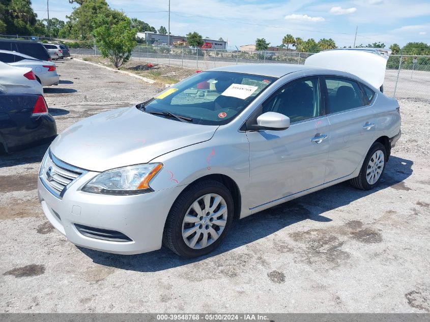 2015 Nissan Sentra Fe+ S/S/Sl/Sr/Sv VIN: 3N1AB7AP0FL667135 Lot: 39548768