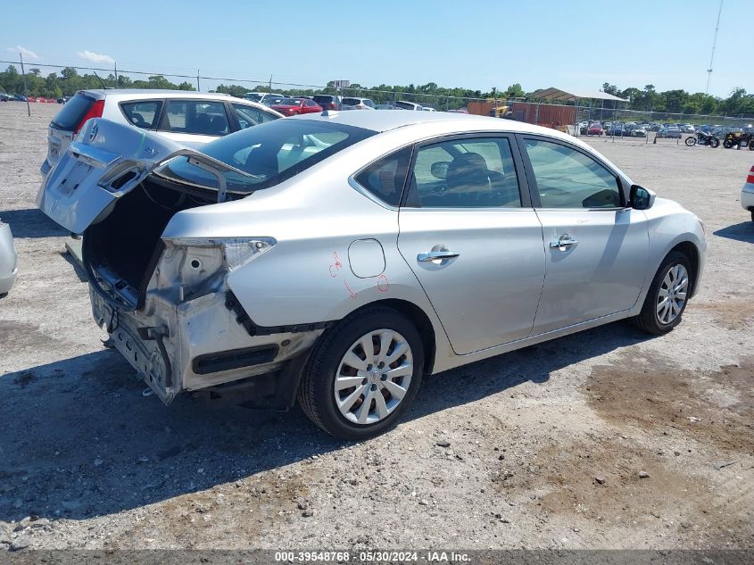 2015 Nissan Sentra Fe+ S/S/Sl/Sr/Sv VIN: 3N1AB7AP0FL667135 Lot: 39548768