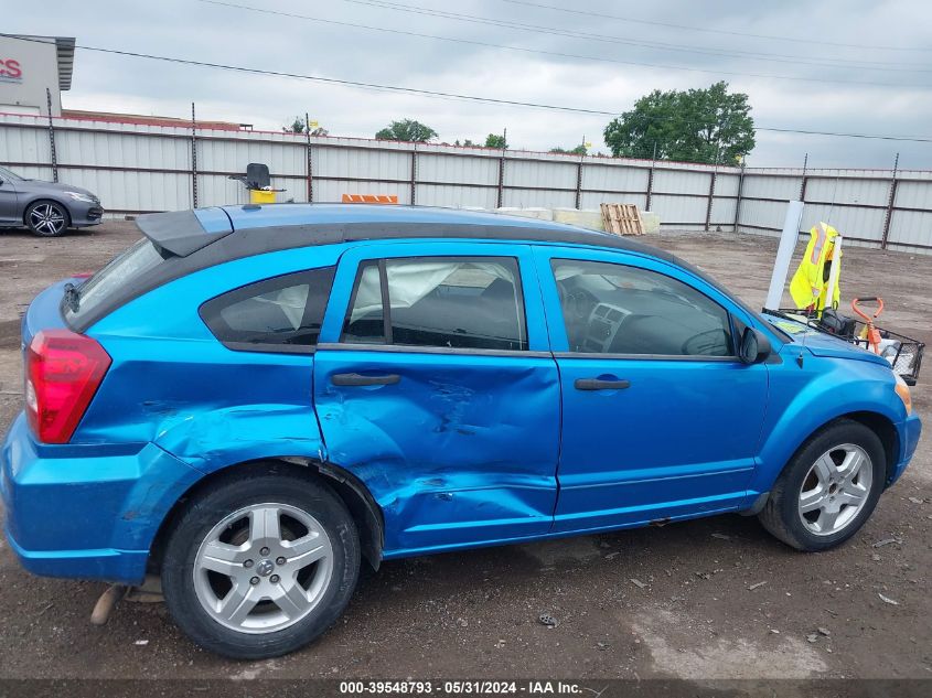 2008 Dodge Caliber Sxt VIN: 1B3HB48B78D652033 Lot: 39548793