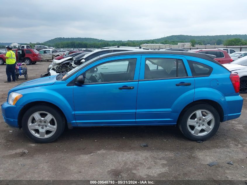 2008 Dodge Caliber Sxt VIN: 1B3HB48B78D652033 Lot: 39548793