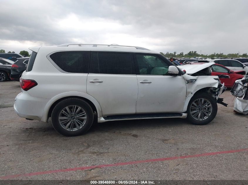 2021 Infiniti Qx80 Luxe VIN: JN8AZ2AD6M9861275 Lot: 39548800