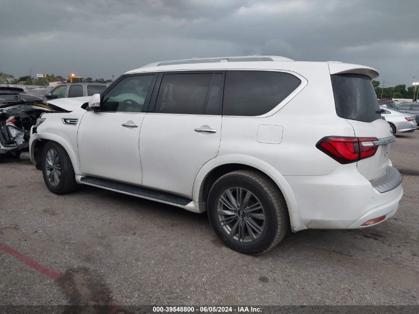 2021 Infiniti Qx80 Luxe VIN: JN8AZ2AD6M9861275 Lot: 39548800