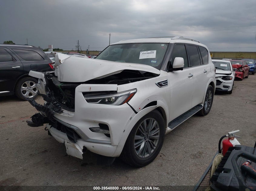 2021 Infiniti Qx80 Luxe VIN: JN8AZ2AD6M9861275 Lot: 39548800