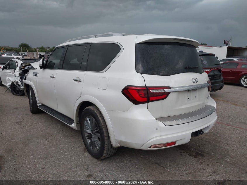 2021 Infiniti Qx80 Luxe VIN: JN8AZ2AD6M9861275 Lot: 39548800