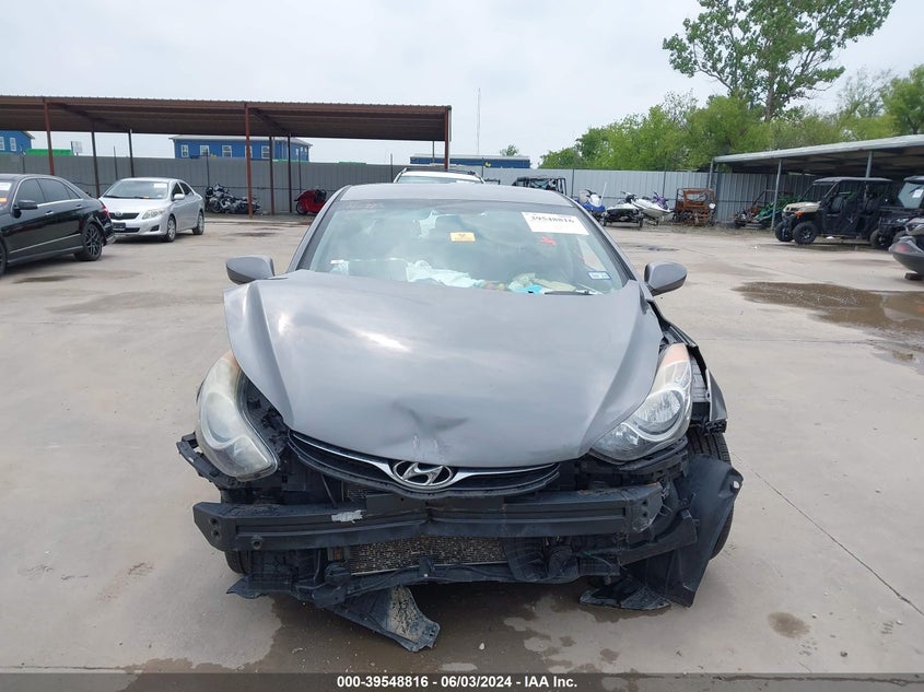 2012 Hyundai Elantra Gls VIN: 5NPDH4AE7CH140744 Lot: 39548816