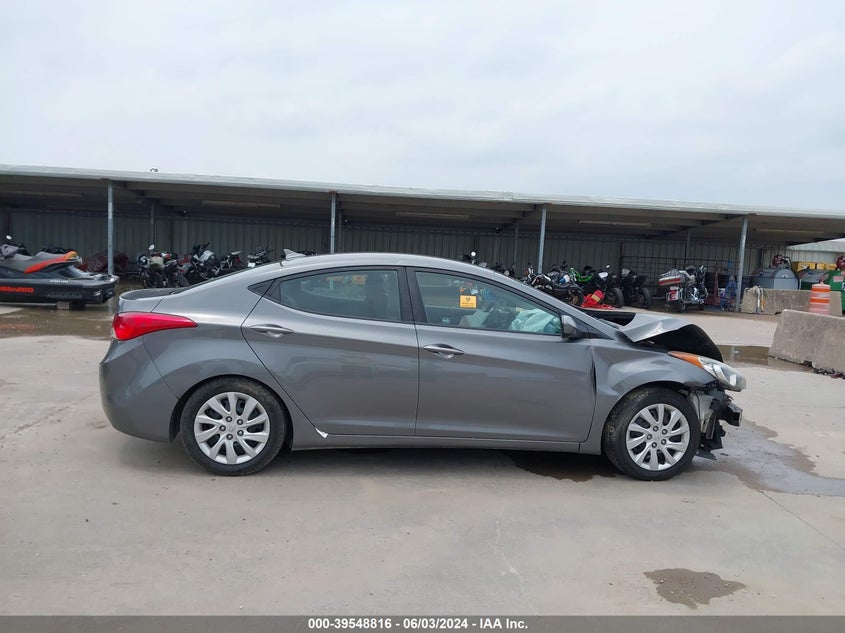 2012 Hyundai Elantra Gls VIN: 5NPDH4AE7CH140744 Lot: 39548816