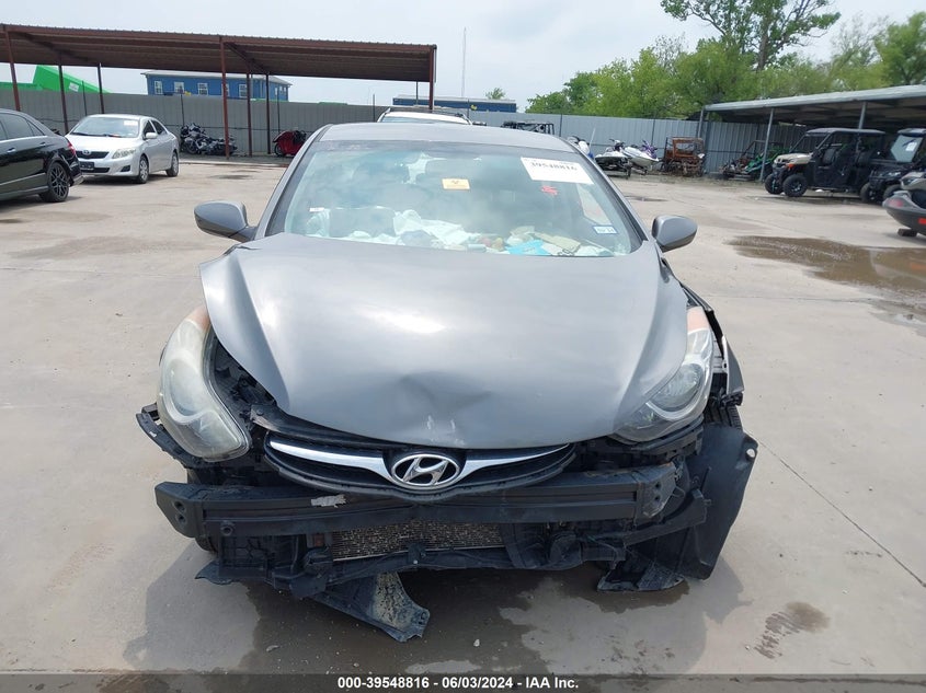 2012 Hyundai Elantra Gls VIN: 5NPDH4AE7CH140744 Lot: 39548816
