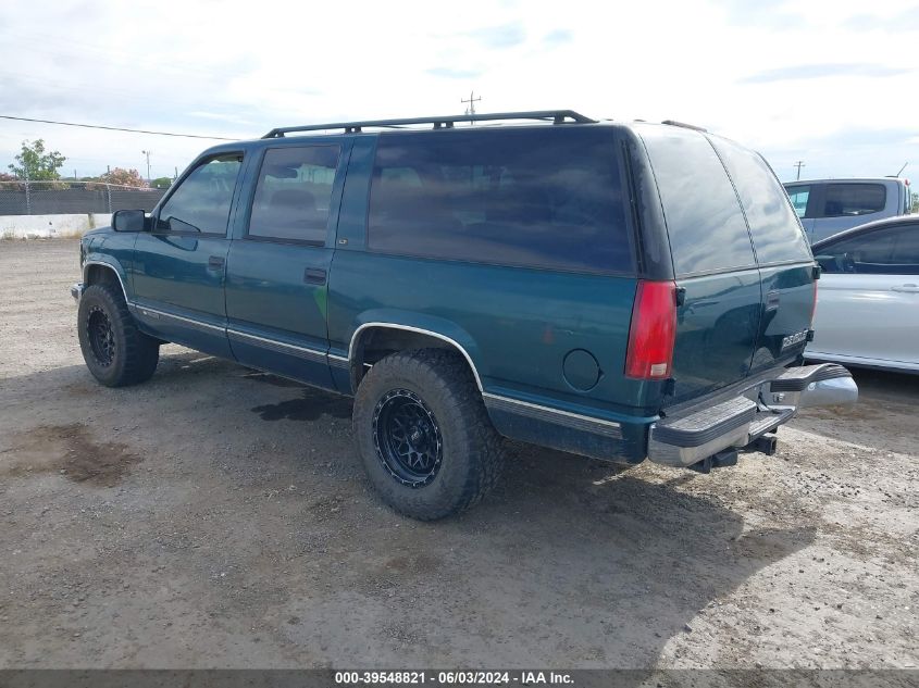 1998 Chevrolet Suburban 1500 VIN: 3GNFK16R8WG110256 Lot: 39548821