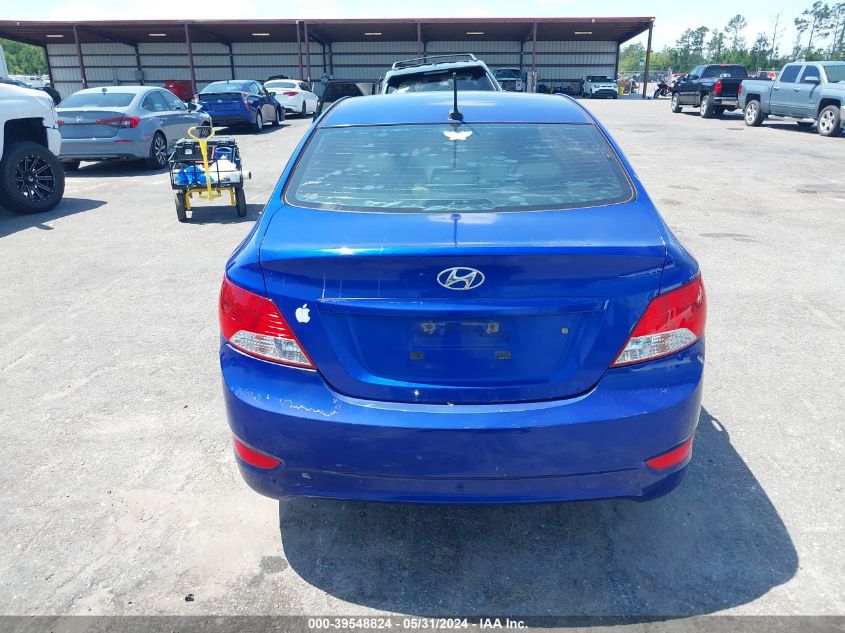 2013 Hyundai Accent Gls/Se VIN: KMHCU4AE2DU580607 Lot: 39548824