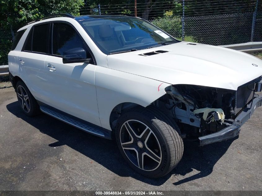 2016 Mercedes-Benz Gle 400 4Matic VIN: 4JGDA5GB9GA749012 Lot: 39548834