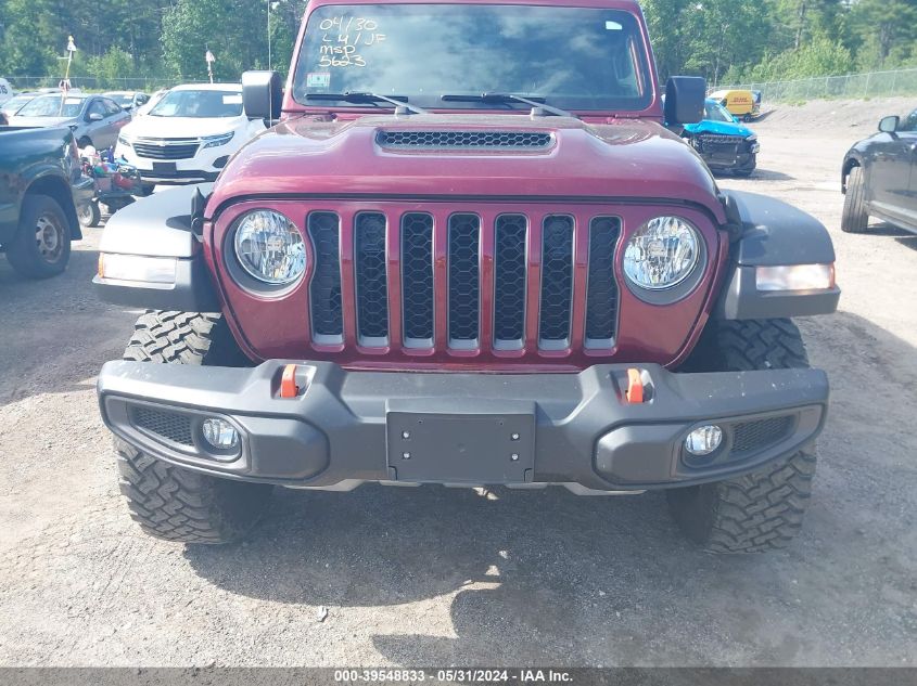 2022 Jeep Gladiator Mojave 4X4 VIN: 1C6JJTEG3NL105623 Lot: 39548833