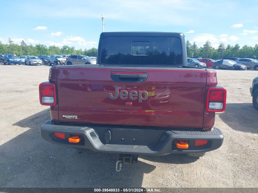 2022 Jeep Gladiator Mojave 4X4 VIN: 1C6JJTEG3NL105623 Lot: 39548833