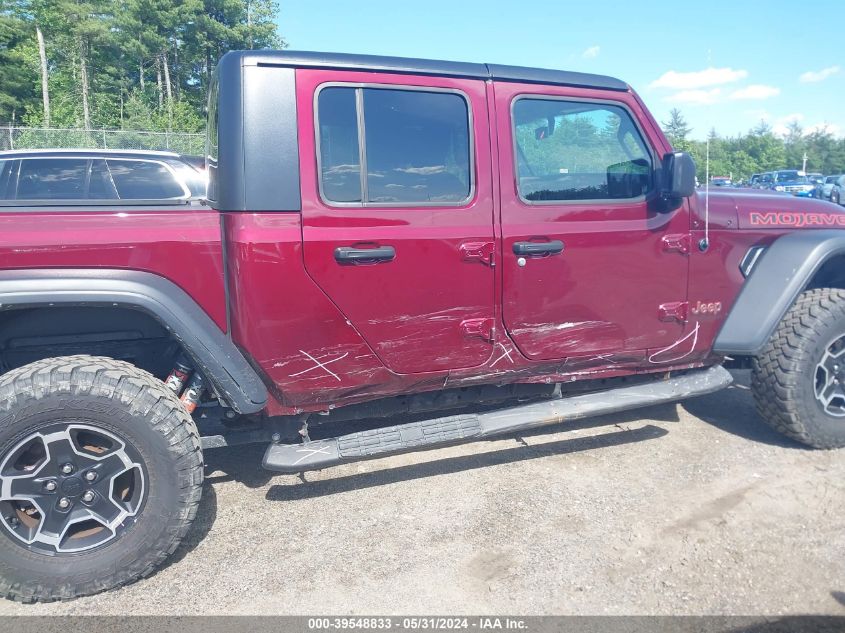 2022 Jeep Gladiator Mojave 4X4 VIN: 1C6JJTEG3NL105623 Lot: 39548833