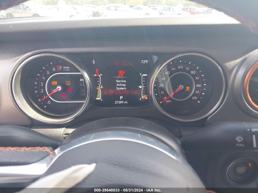 2022 Jeep Gladiator Mojave 4X4 VIN: 1C6JJTEG3NL105623 Lot: 39548833