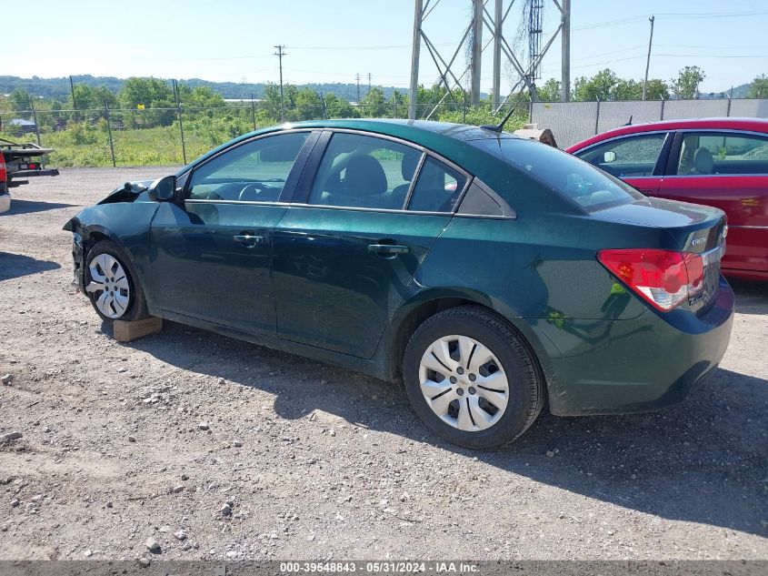 2014 Chevrolet Cruze Ls Manual VIN: 1G1PB5SG2E7176166 Lot: 39548843