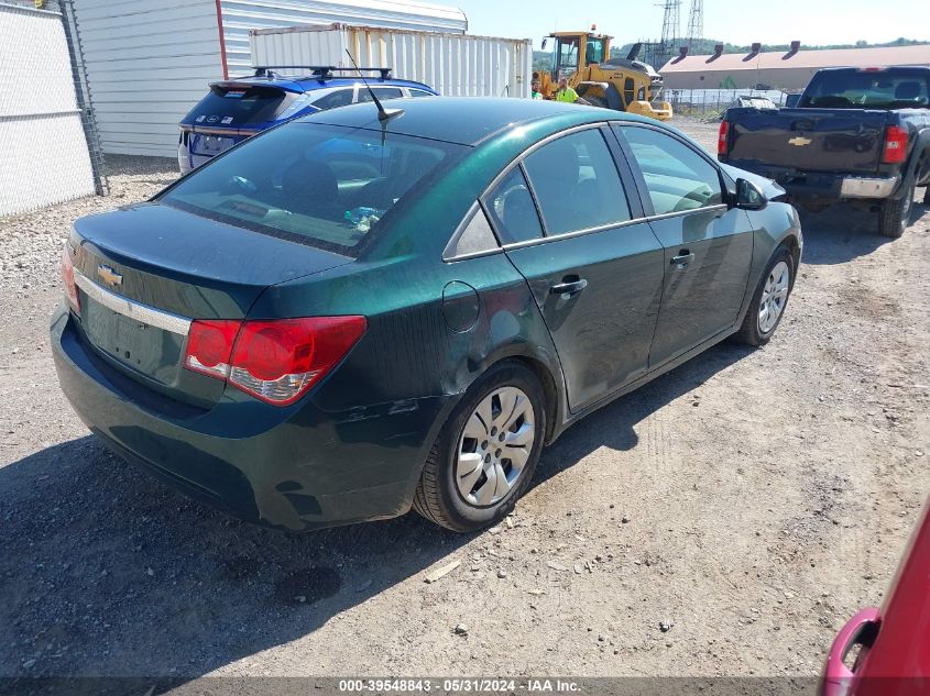 2014 Chevrolet Cruze Ls Manual VIN: 1G1PB5SG2E7176166 Lot: 39548843