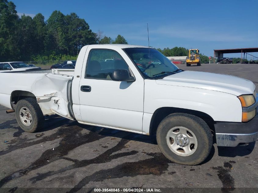 2003 Chevrolet Silverado 1500 Work Truck VIN: 1GCEC14V33Z305050 Lot: 39548845