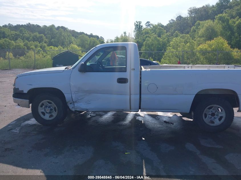 2003 Chevrolet Silverado 1500 Work Truck VIN: 1GCEC14V33Z305050 Lot: 39548845