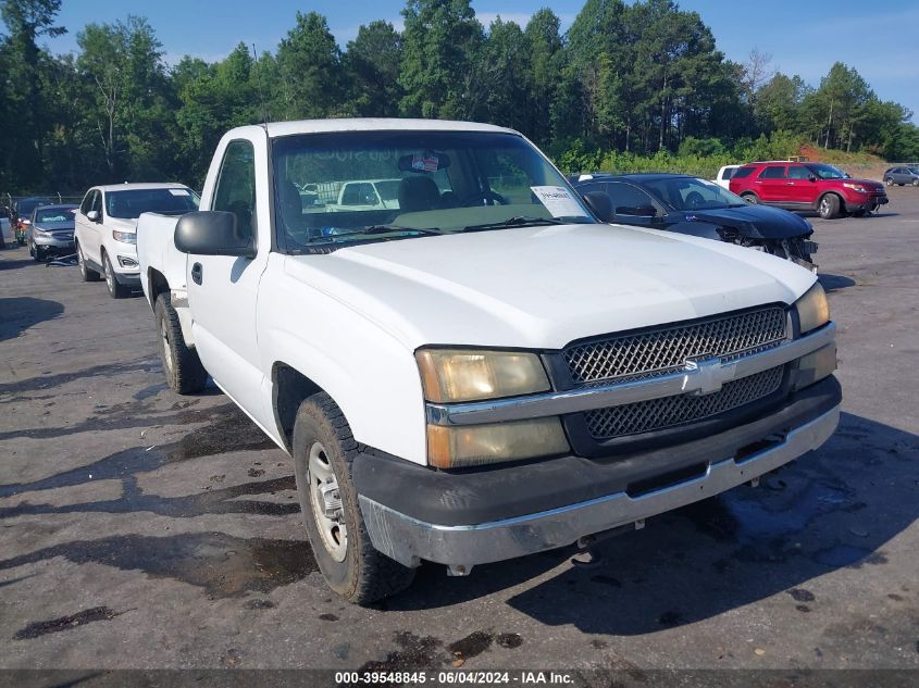 2003 Chevrolet Silverado 1500 Work Truck VIN: 1GCEC14V33Z305050 Lot: 39548845