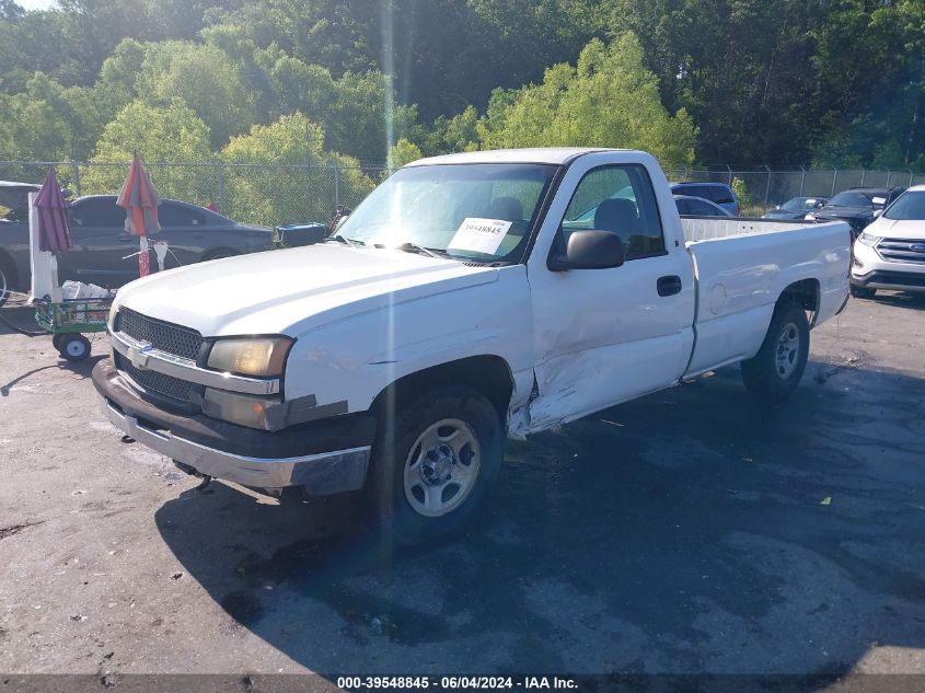 2003 Chevrolet Silverado 1500 Work Truck VIN: 1GCEC14V33Z305050 Lot: 39548845