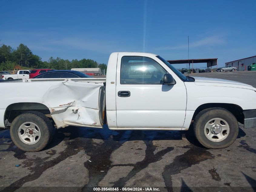 2003 Chevrolet Silverado 1500 Work Truck VIN: 1GCEC14V33Z305050 Lot: 39548845