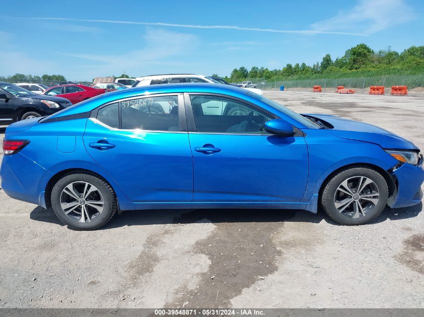 2021 Nissan Sentra Sv Xtronic Cvt VIN: 3N1AB8CV5MY240289 Lot: 39548871