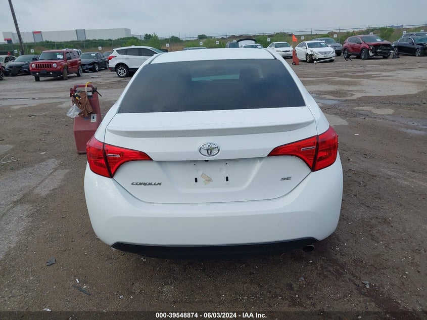 2017 Toyota Corolla Se VIN: 5YFBURHE9HP623068 Lot: 39548874