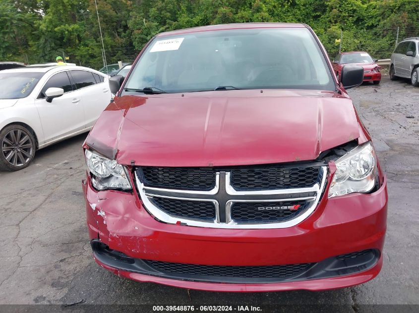 2015 Dodge Grand Caravan Se VIN: 2C4RDGBG0FR616164 Lot: 39548876