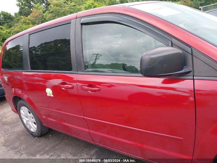 2015 DODGE GRAND CARAVAN SE - 2C4RDGBG0FR616164