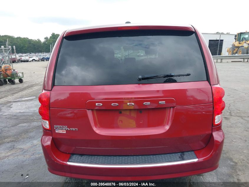 2015 Dodge Grand Caravan Se VIN: 2C4RDGBG0FR616164 Lot: 39548876