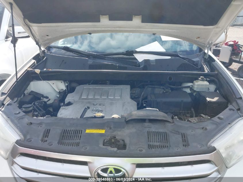 2012 Toyota Highlander Se V6 VIN: 5TDBK3EH5CS127766 Lot: 39548883