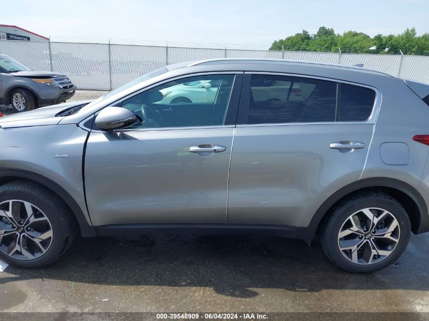 2021 Kia Sportage Ex VIN: KNDPNCAC0M7843784 Lot: 39548909