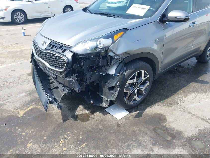 2021 Kia Sportage Ex VIN: KNDPNCAC0M7843784 Lot: 39548909