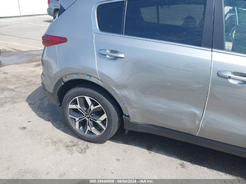 2021 Kia Sportage Ex VIN: KNDPNCAC0M7843784 Lot: 39548909