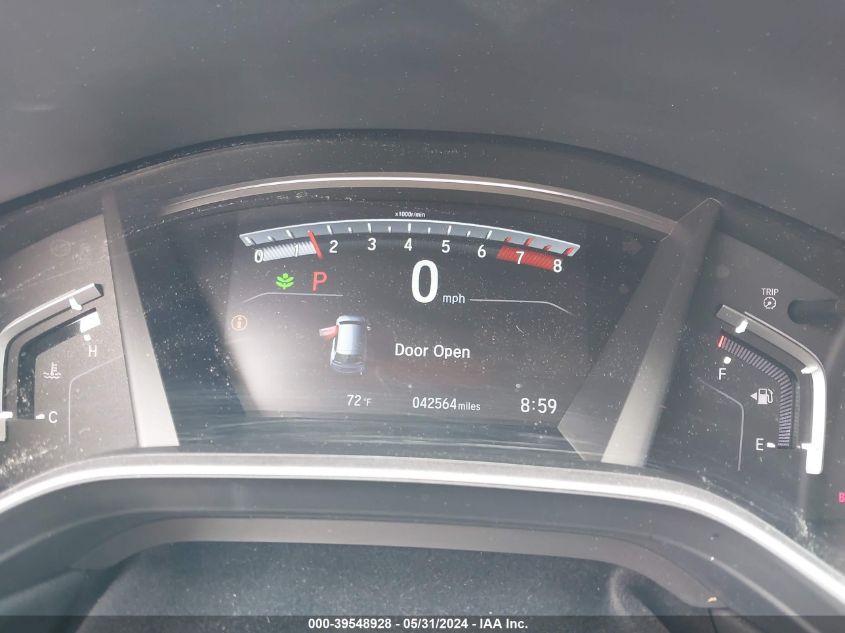 2019 Honda Cr-V Ex VIN: 2HKRW1H52KH506785 Lot: 39548928