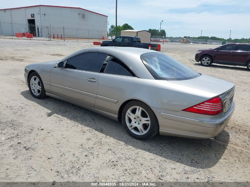 WDBPJ75JX4A042468 | 2004 MERCEDES-BENZ CL 500