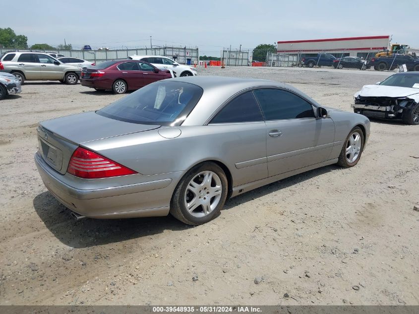 WDBPJ75JX4A042468 | 2004 MERCEDES-BENZ CL 500