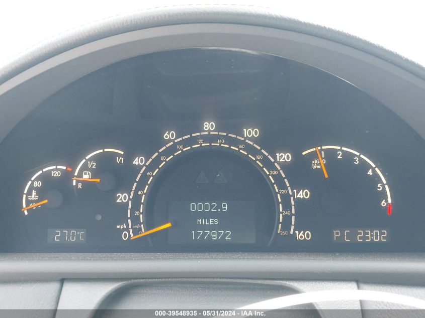 WDBPJ75JX4A042468 | 2004 MERCEDES-BENZ CL 500