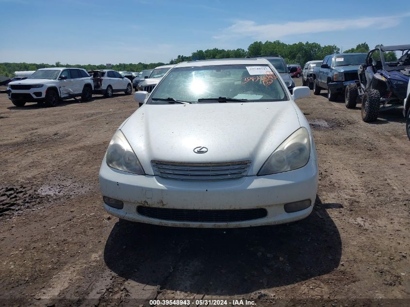 2004 Lexus Es 330 VIN: JTHBA30G240022624 Lot: 39548943