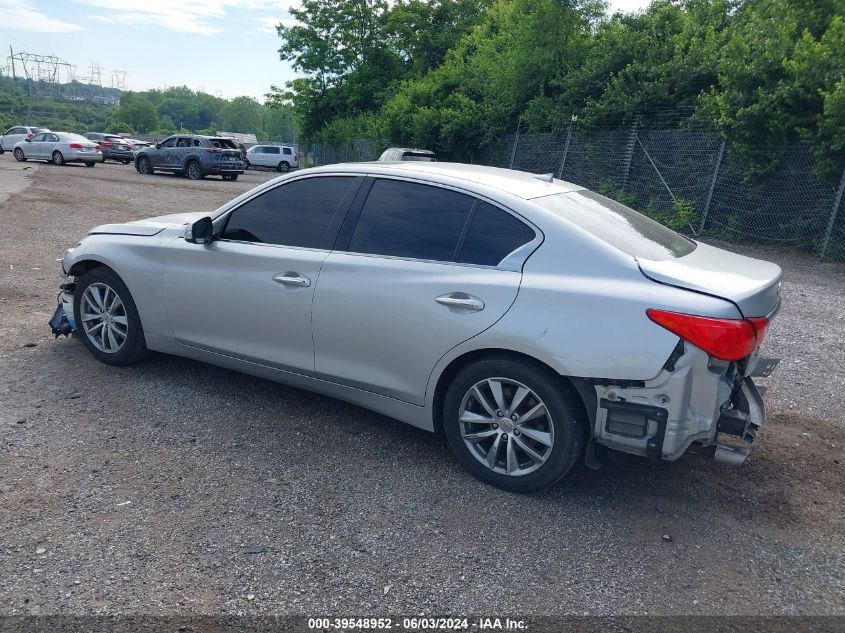 2016 Infiniti Q50 2.0T Base/2.0T Premium VIN: JN1CV7AP7GM200530 Lot: 39548952